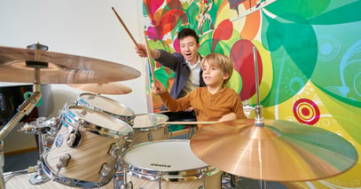 Embark on a rhythmic journey tailored for young minds with our dynamic and exciting drum lessons, carefully designed for ages 5 and up! These sessions promise more than just skill development; they foster a genuine appreciation for the art of drumming. At Aureus, we passionately believe in unleashing musical potential in everyone. Experience it firsthand with a complimentary trial lesson. Ready to drum into the world of music? Click the button below and sign up for your free trial now!